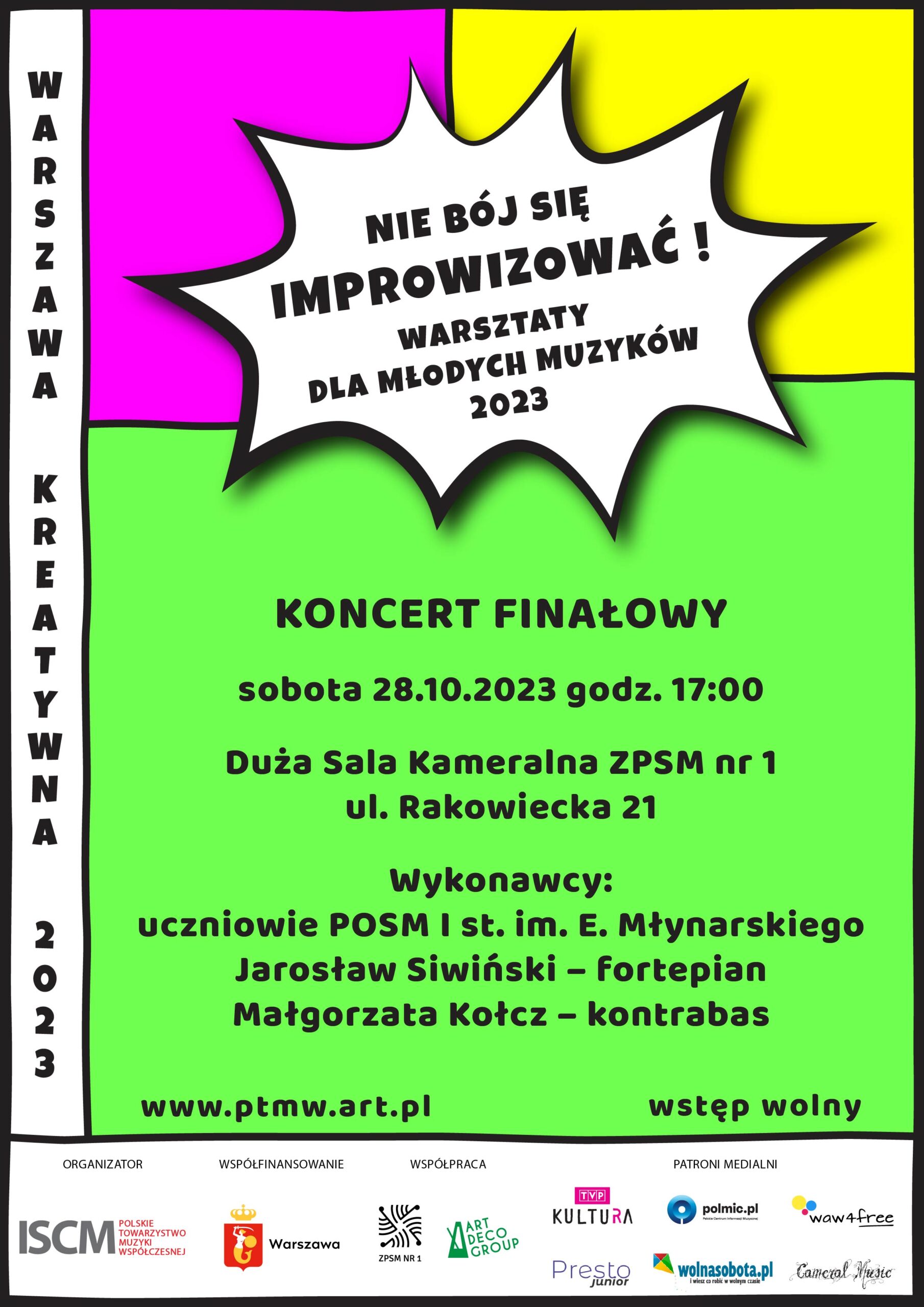 NBSI WK 2023 - plakat na koncert finałowy 02